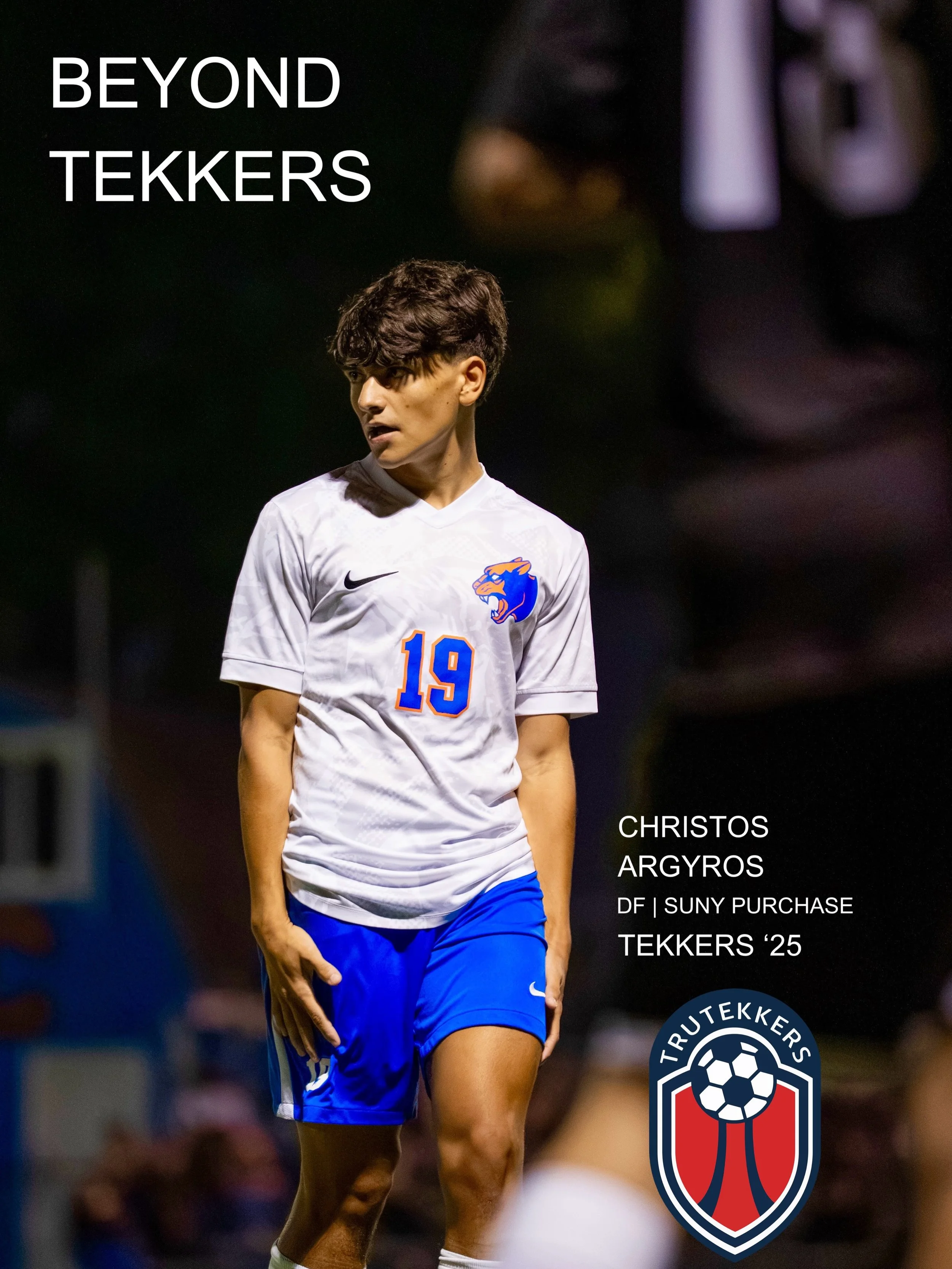 📈 YEAR 2. BIGGER ROLE. MORE MINUTES. MORE IMPACT.
A huge shoutout to Christos Argyros on another strong season with SUNY Purchase Men&rsquo;s Soccer. ⚽🎓
After earning valuable minutes last year, Christos has taken another major step forward this se