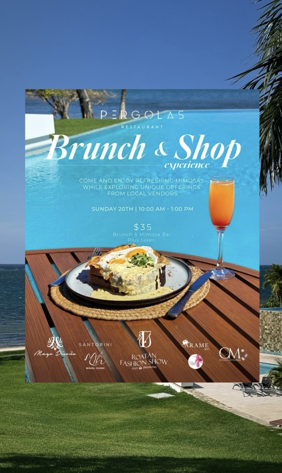 Brunch & Shop Experience Pergolas Restaurant