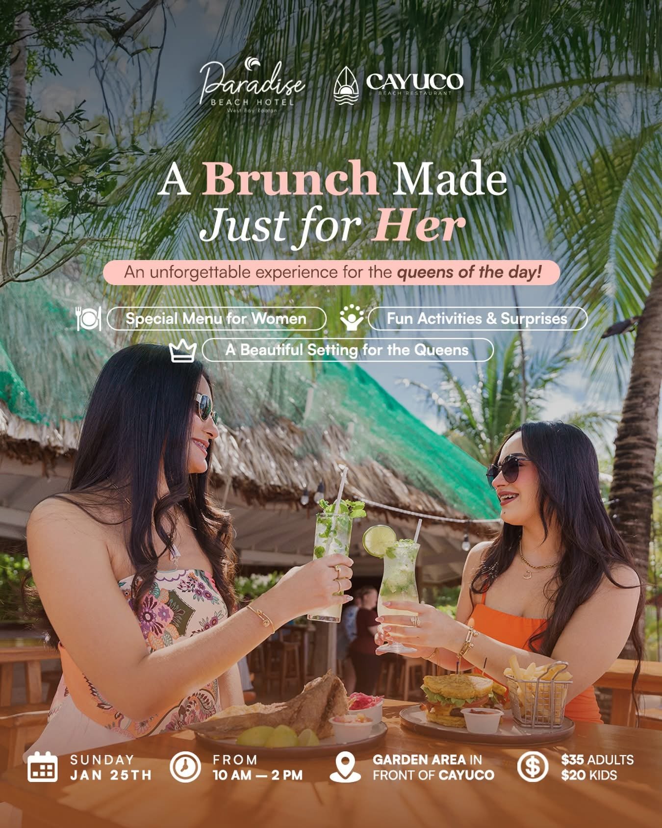 A Brunch Made Just for Her: Celebrate Women’s Day in Paradise Beach Hotel in Roatan