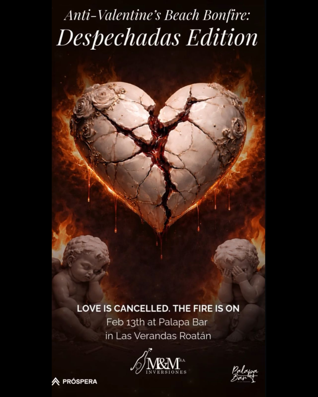 Anti-Valentine’s Night at Las Verandas in Roatan