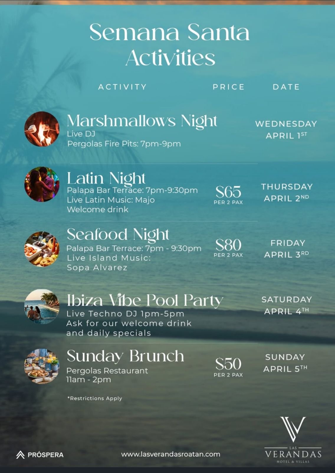 Semana Santa at Las Verandas: A Week of Island Experiences