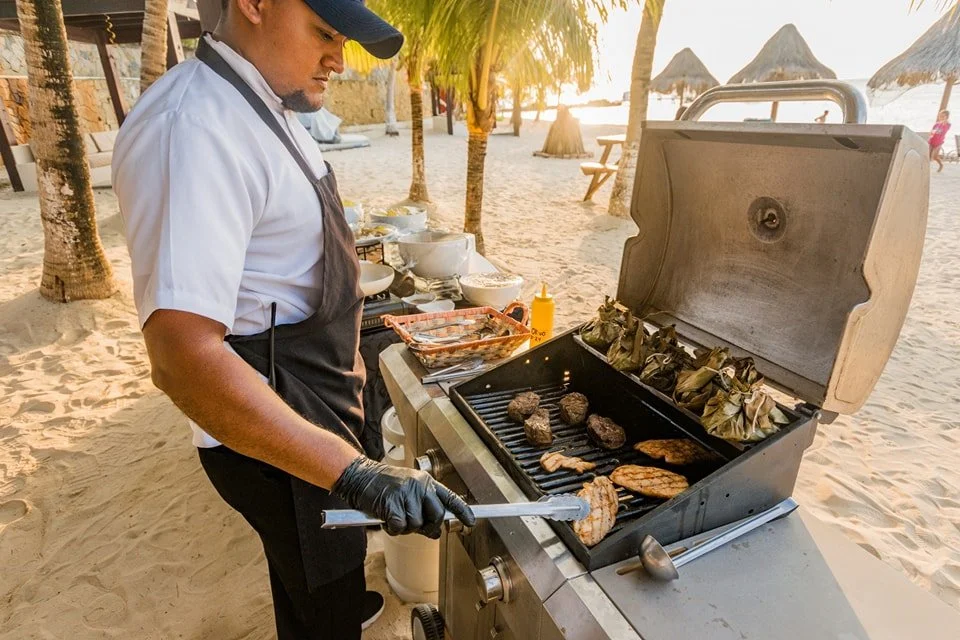 Poolside BBQ Pristine Bay Roatán | Weekly Saturday Beach Dining Experience