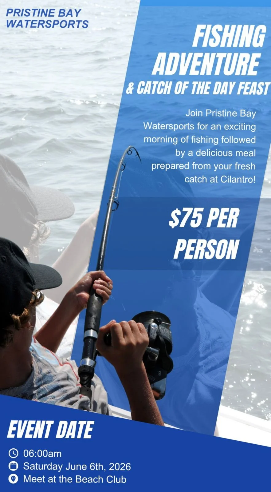 FISHING ADVENTURE & CATCH-OF-THE-DAY FEAST! 
