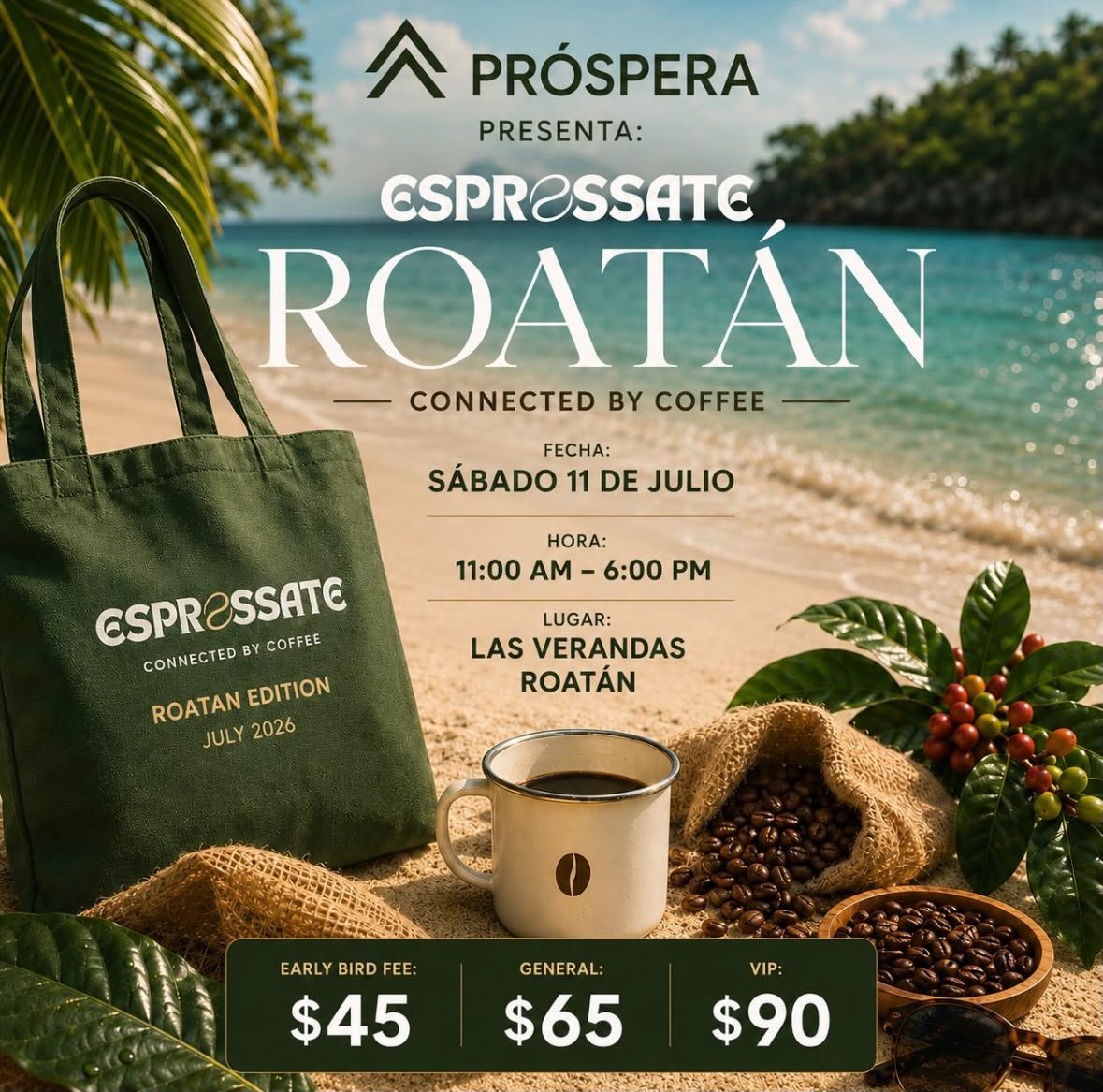 Espressate Roatán 2026 | Specialty Coffee, Networking & Caribbean Experiences