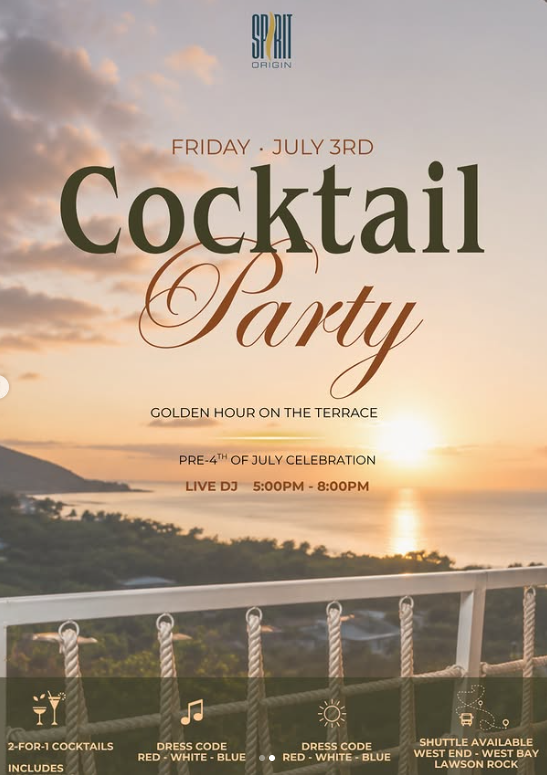 Spirit Origin Coffee Sunset Social in Roatán | Holiday Weekend Event
