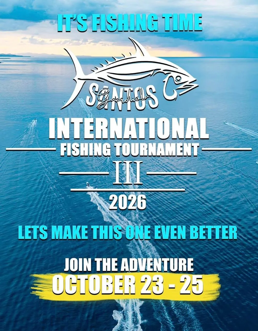 Santos Guardiola International Fishing Tournament Returns October 23–25, 2026