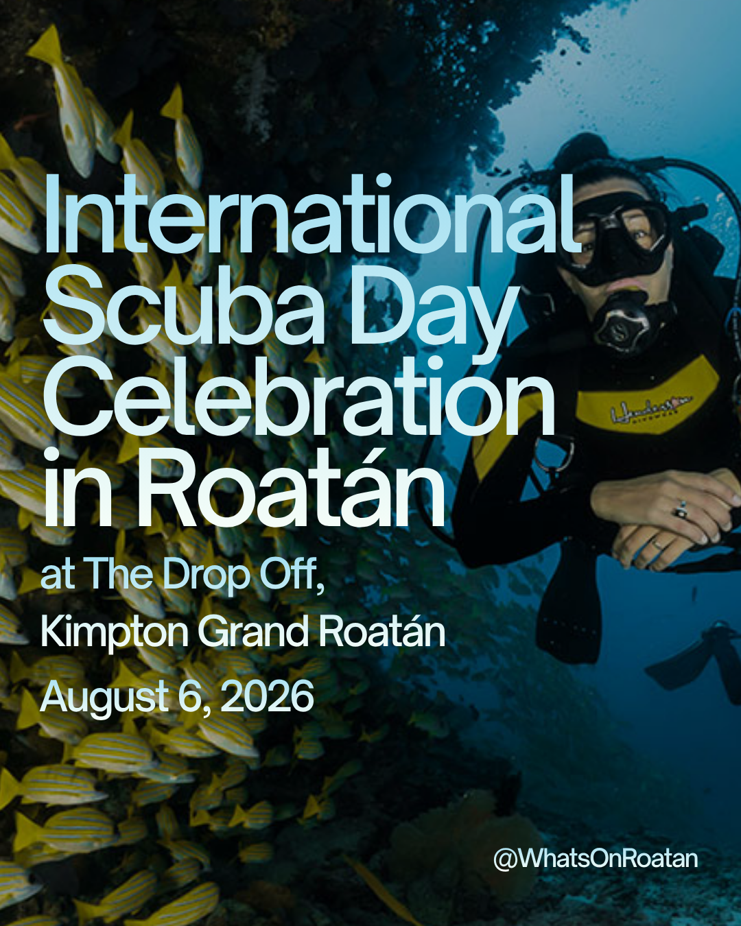 International Scuba Day Celebration in Roatán 2026 | The Drop Off