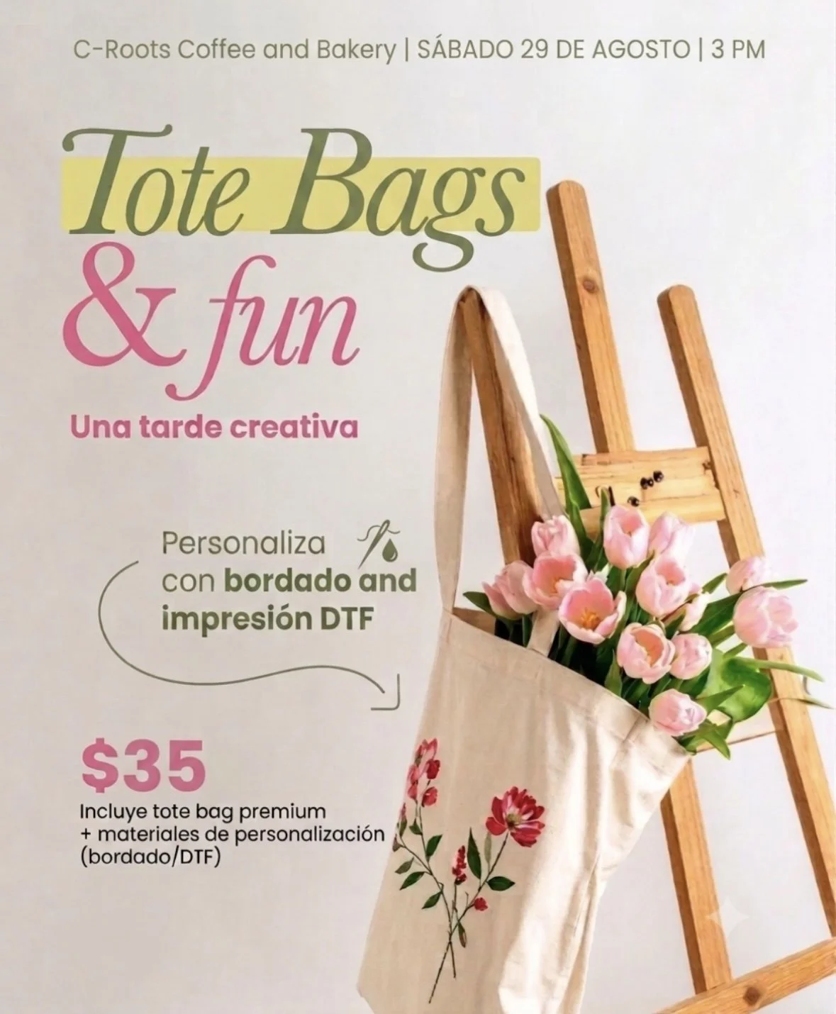 Tote Bags & Fun Workshop in Roatán: Design Your Own Custom Tote Bag