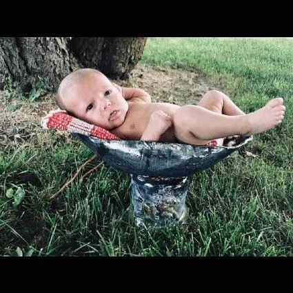 &quot;Here, I carried you &quot;  A collaboration with the beautiful Samantha and Baby O &lt;3 #afromationpottery #usefulart #artoftheheart