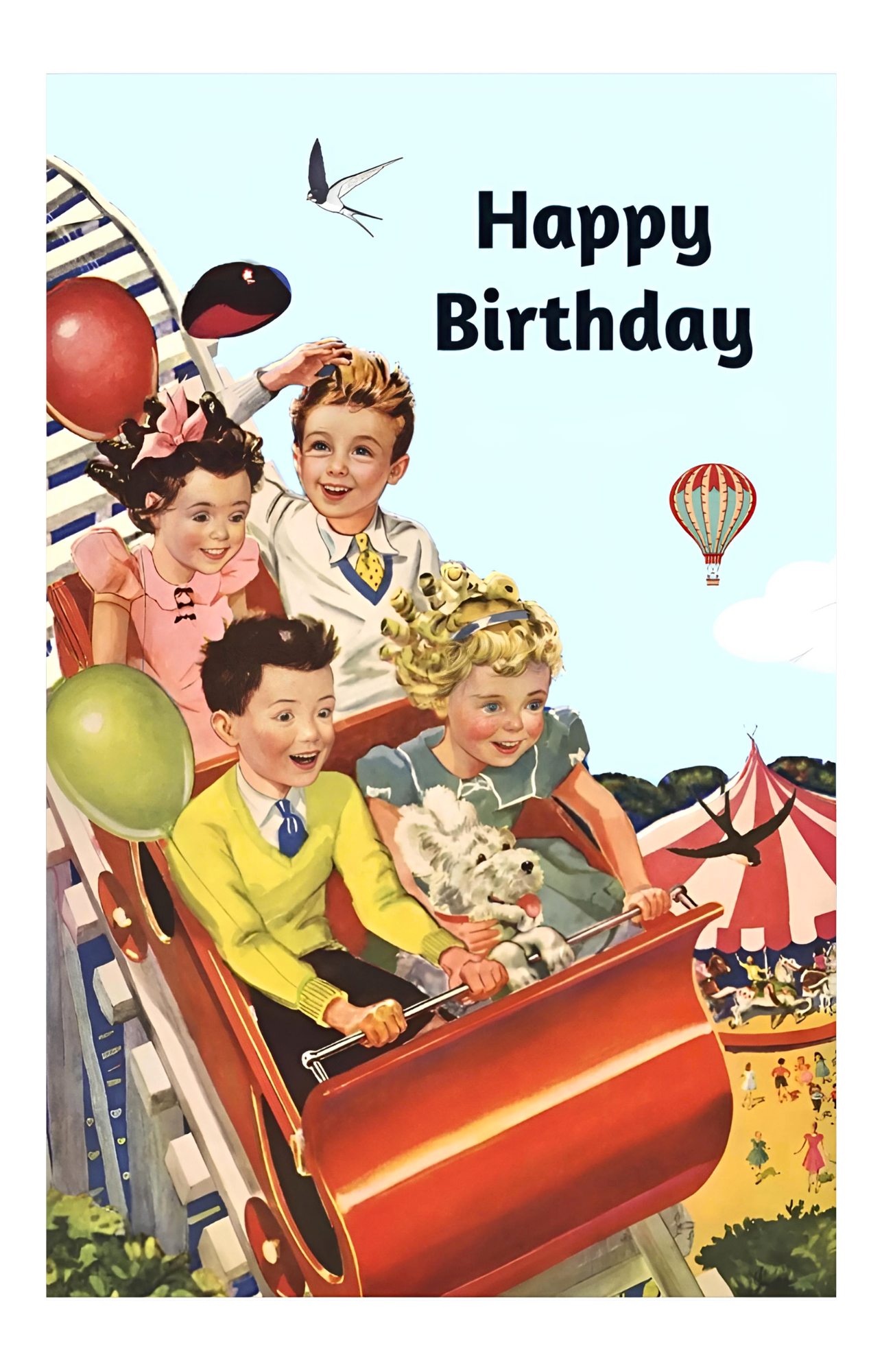 7 - 12yrs - Children - Birthday - Single Card - SQ6421838