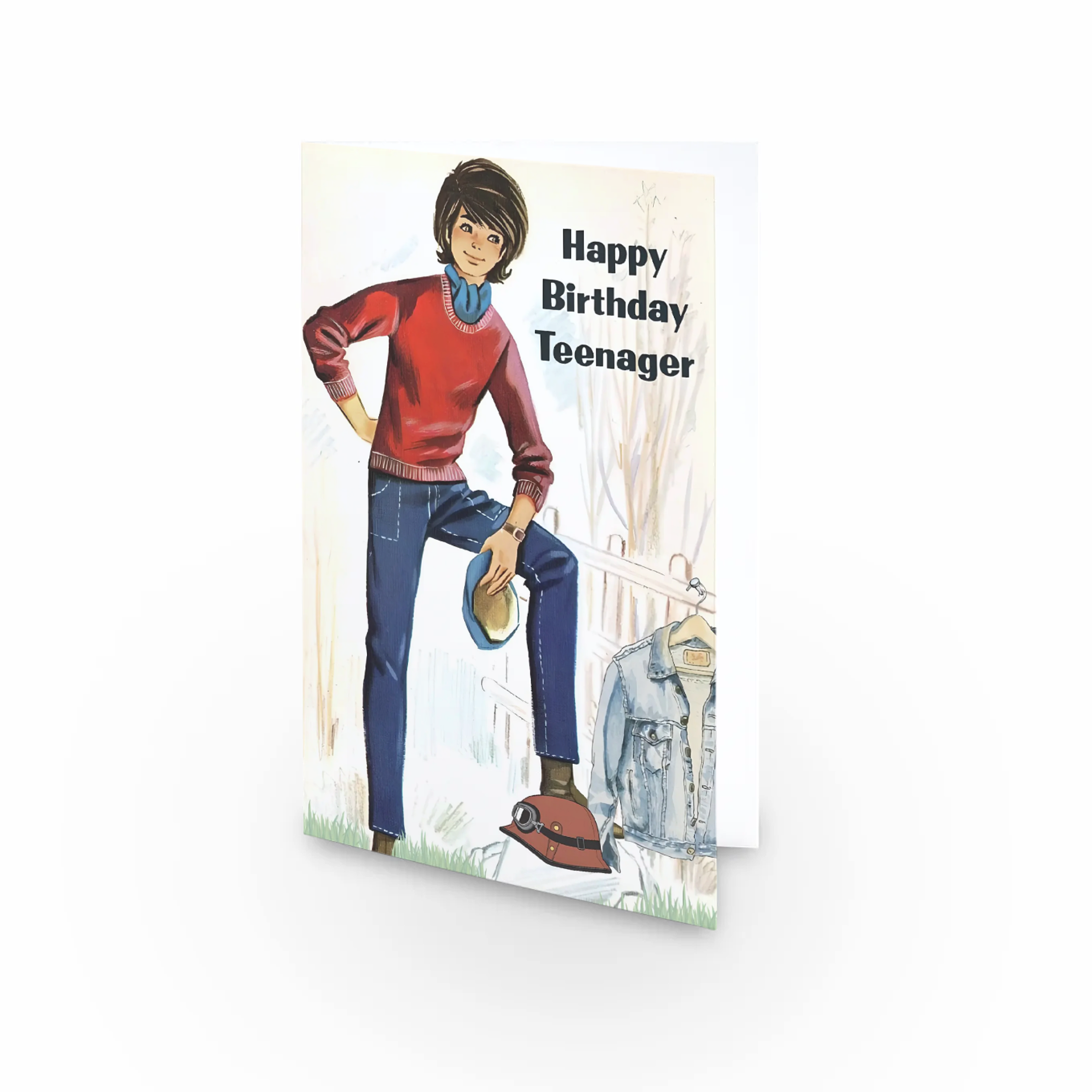 Boy - Teen - Birthday - Single Card - SQ4071776