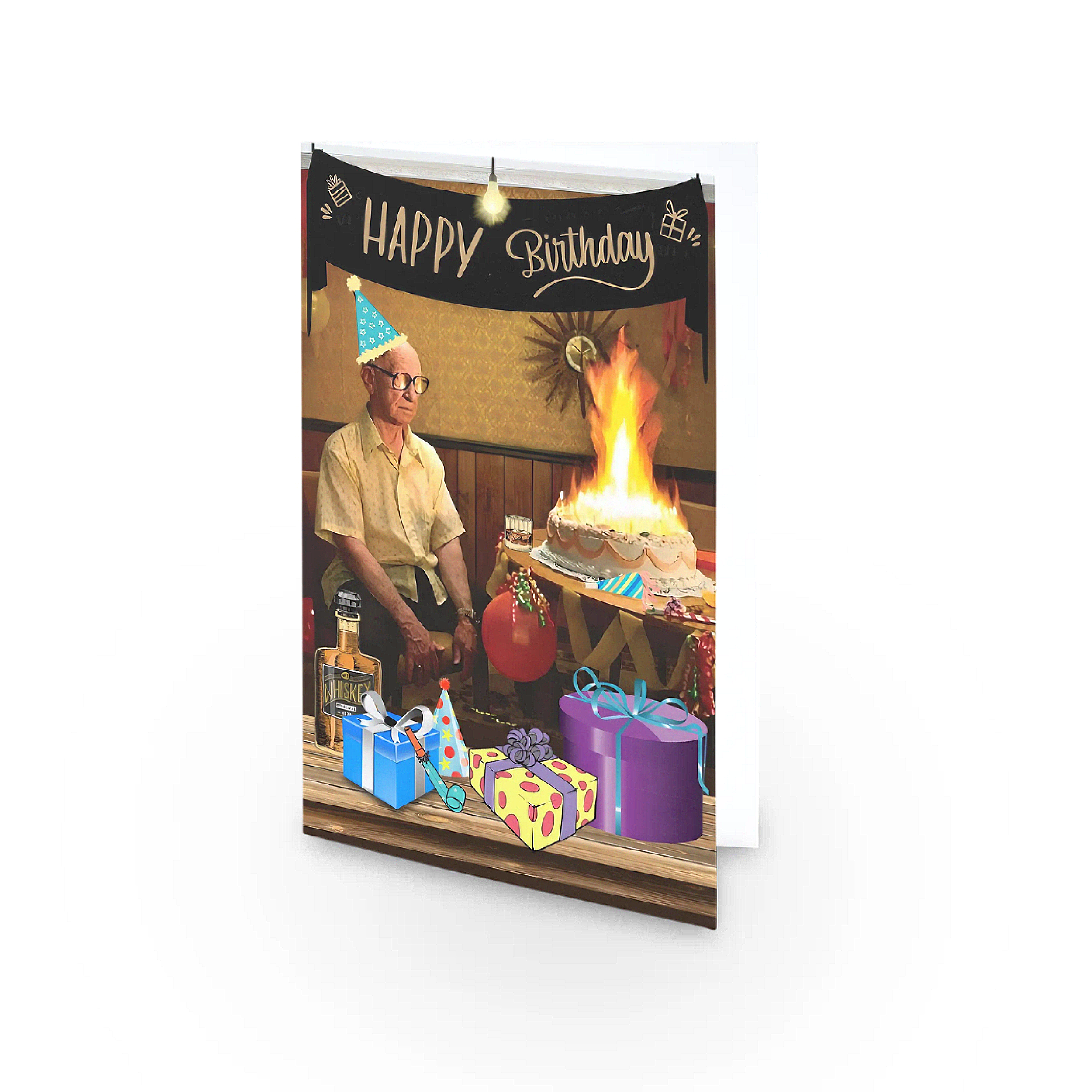 Male Birthday - Single Card - SQ3372568