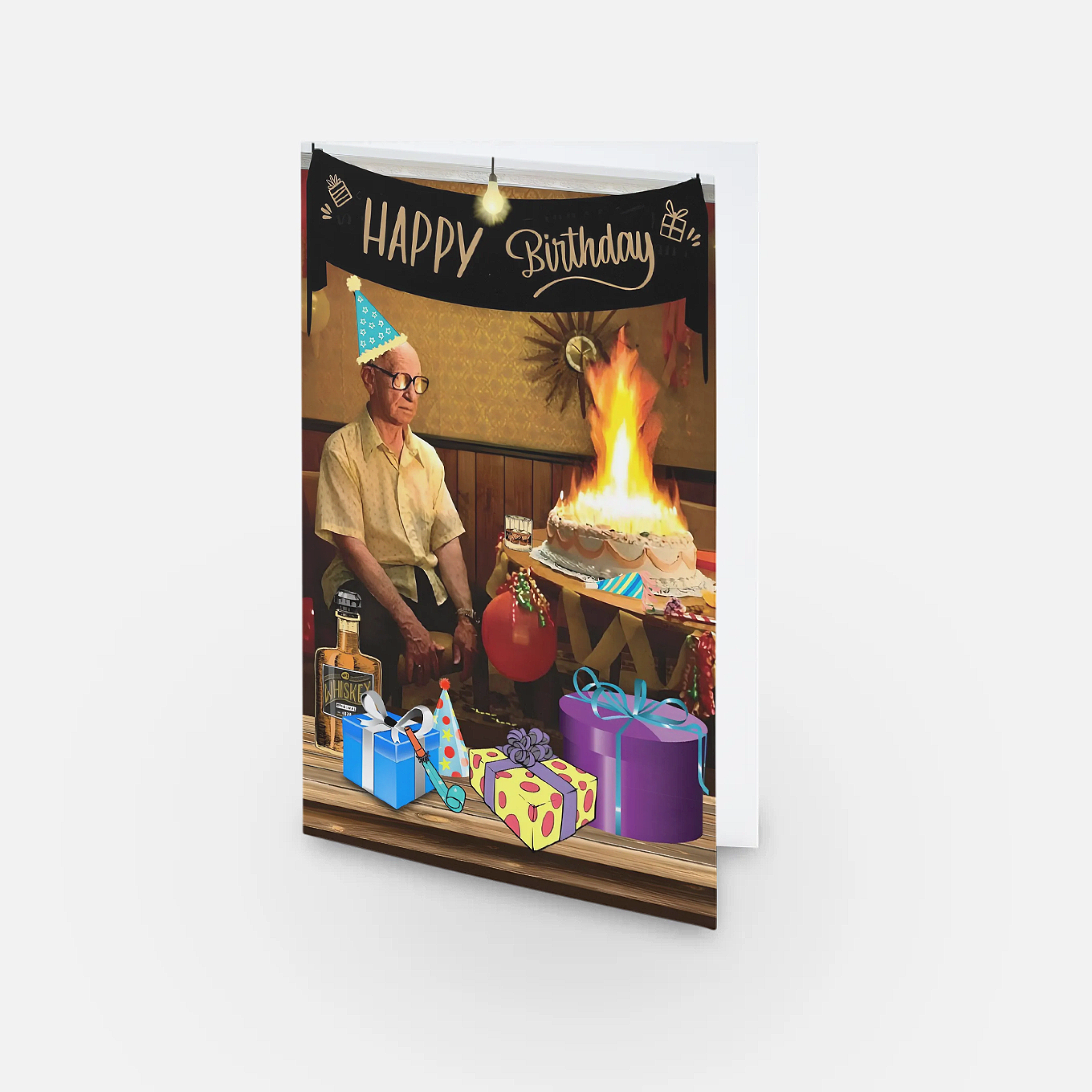 Male Birthday - Single Card - SQ3372568