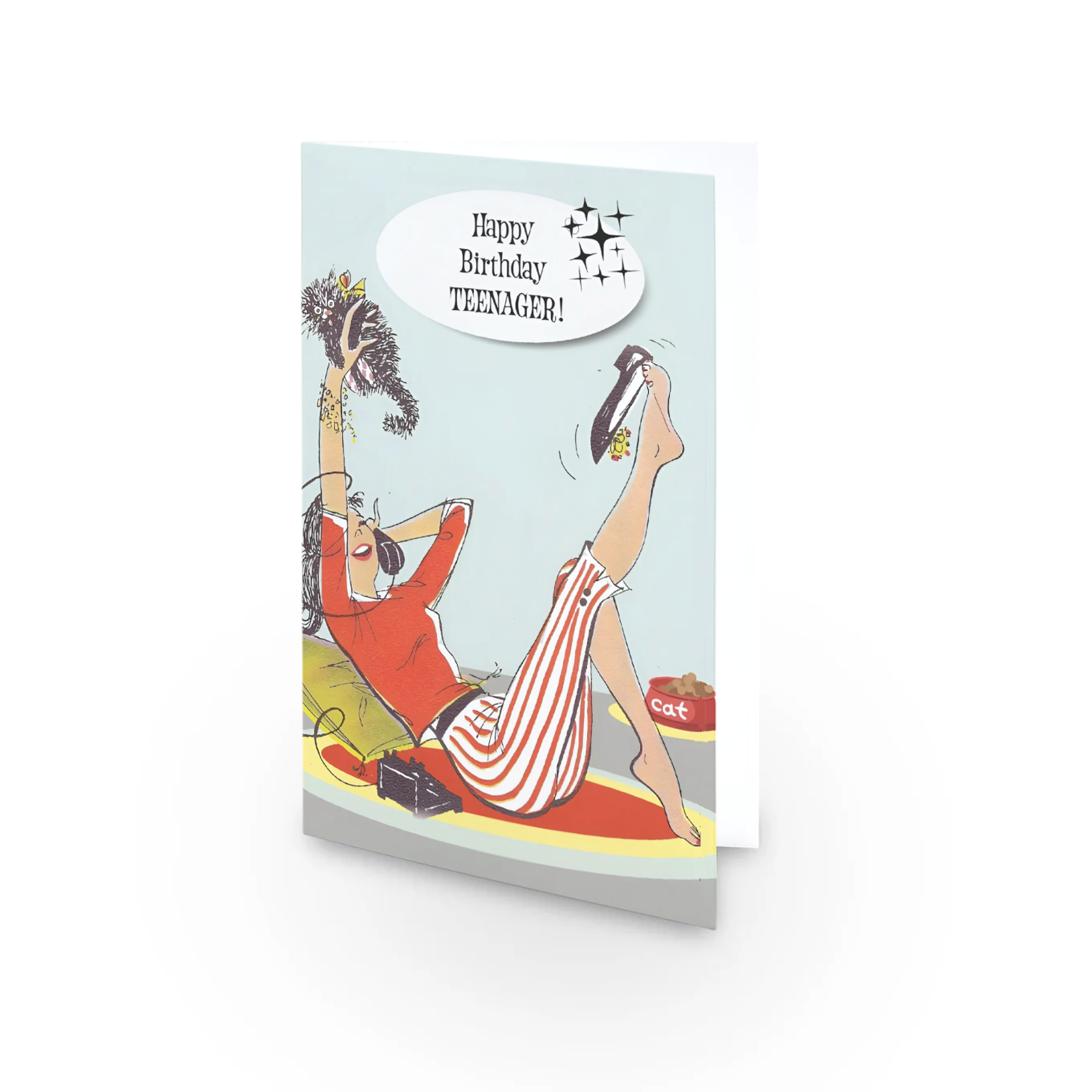 Girl - Teen - Birthday - Single Card - SQ4548186