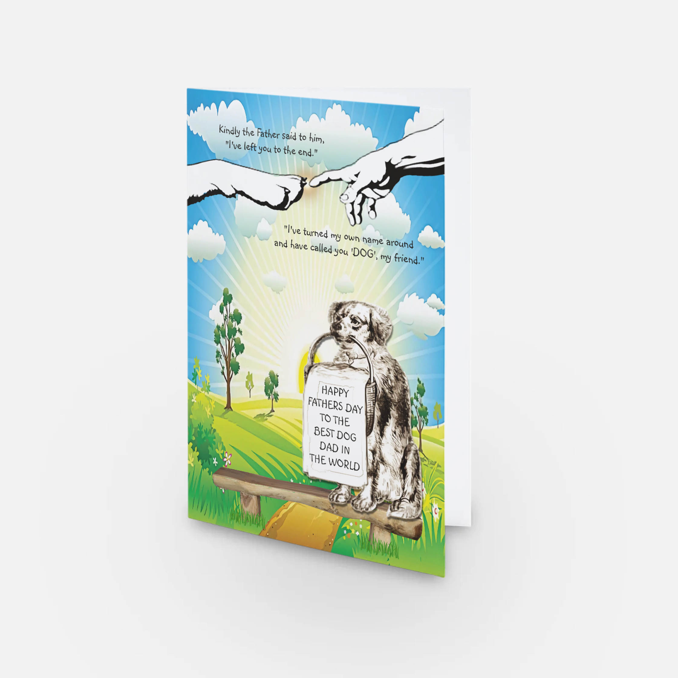 Dog Dad - Fathers Day - Single Card - SQ5291196