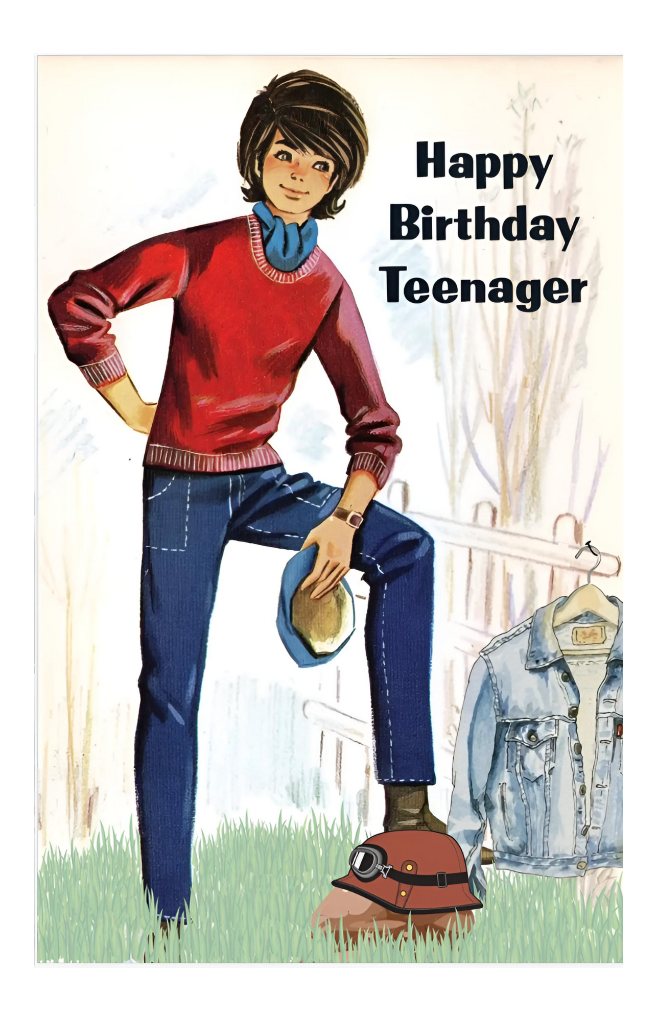 Boy - Teen - Birthday - Single Card - SQ4071776