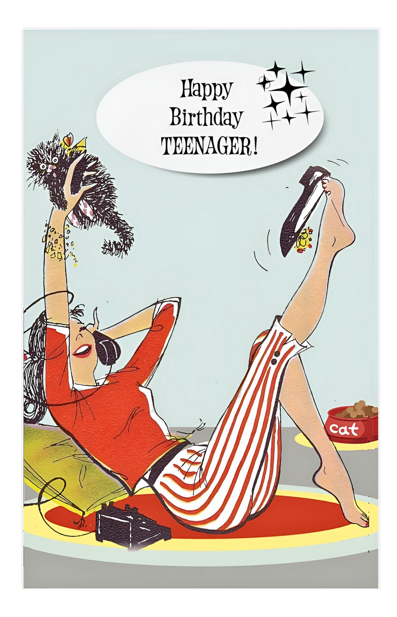 Girl - Teen - Birthday - Single Card - SQ4548186