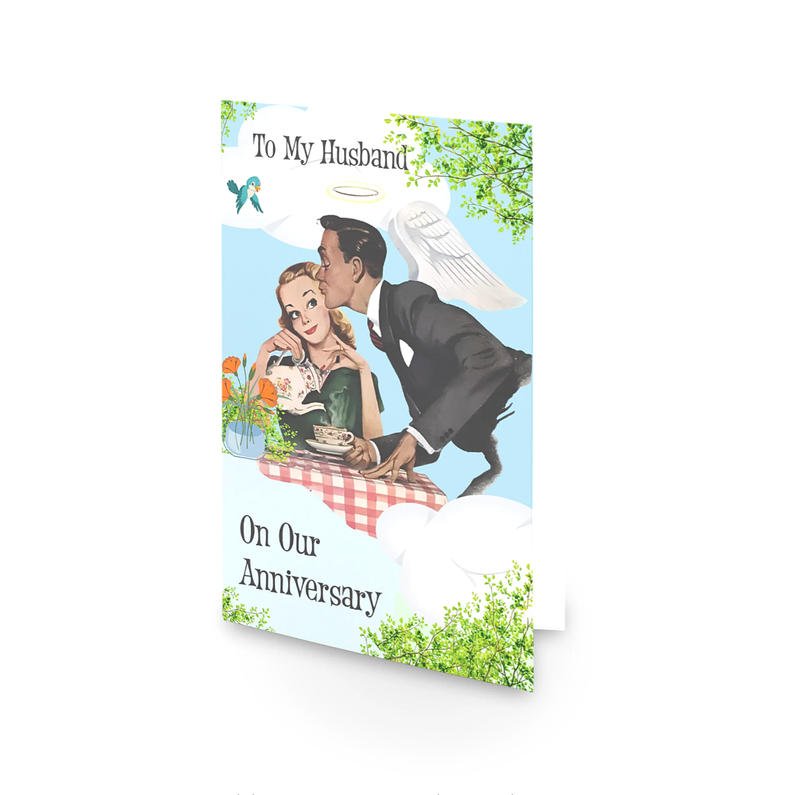 To Husband - Anniversary -  Single Card - SQ4098303