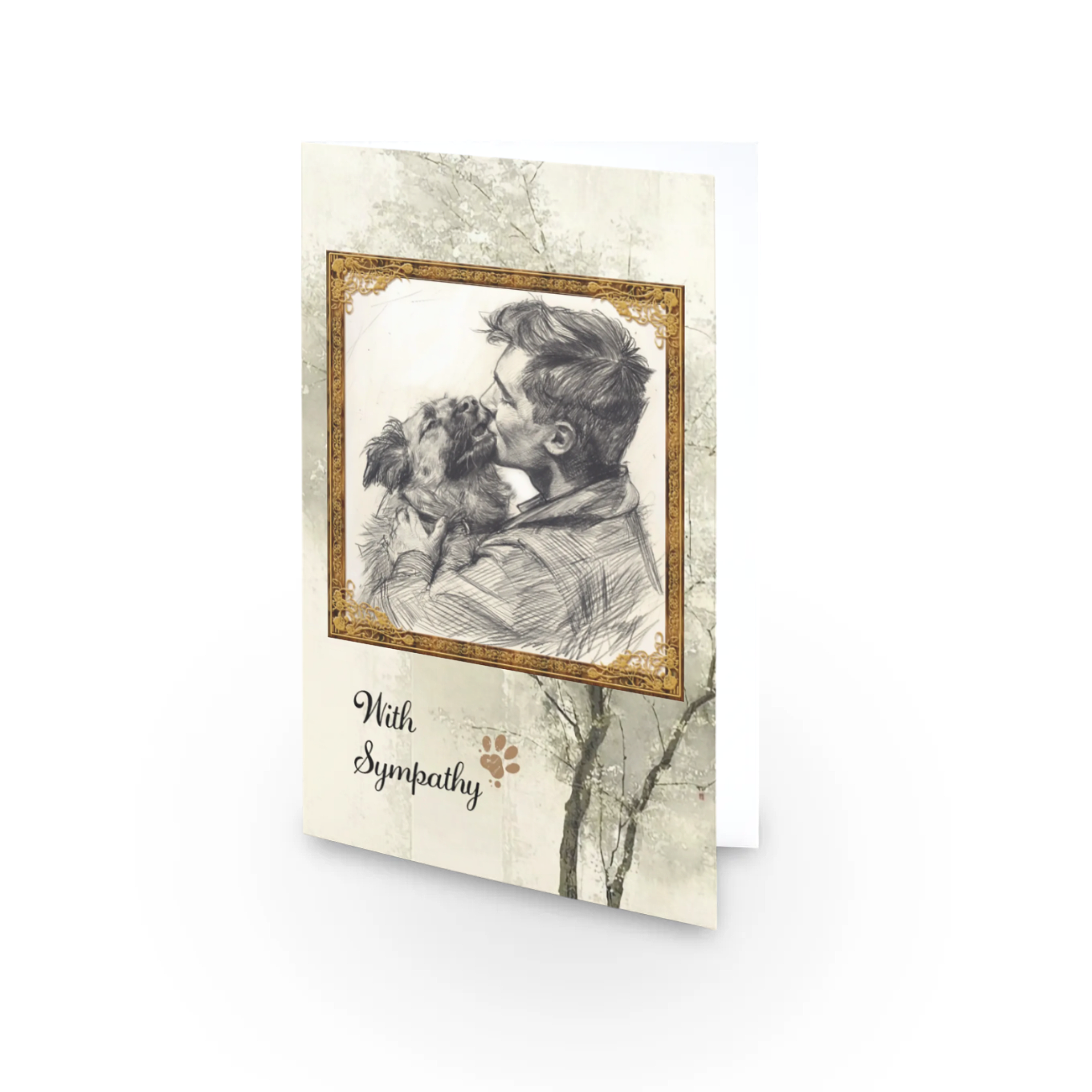 Pet Dog - Sympathy/Condolences - Single Card - SQ4351045