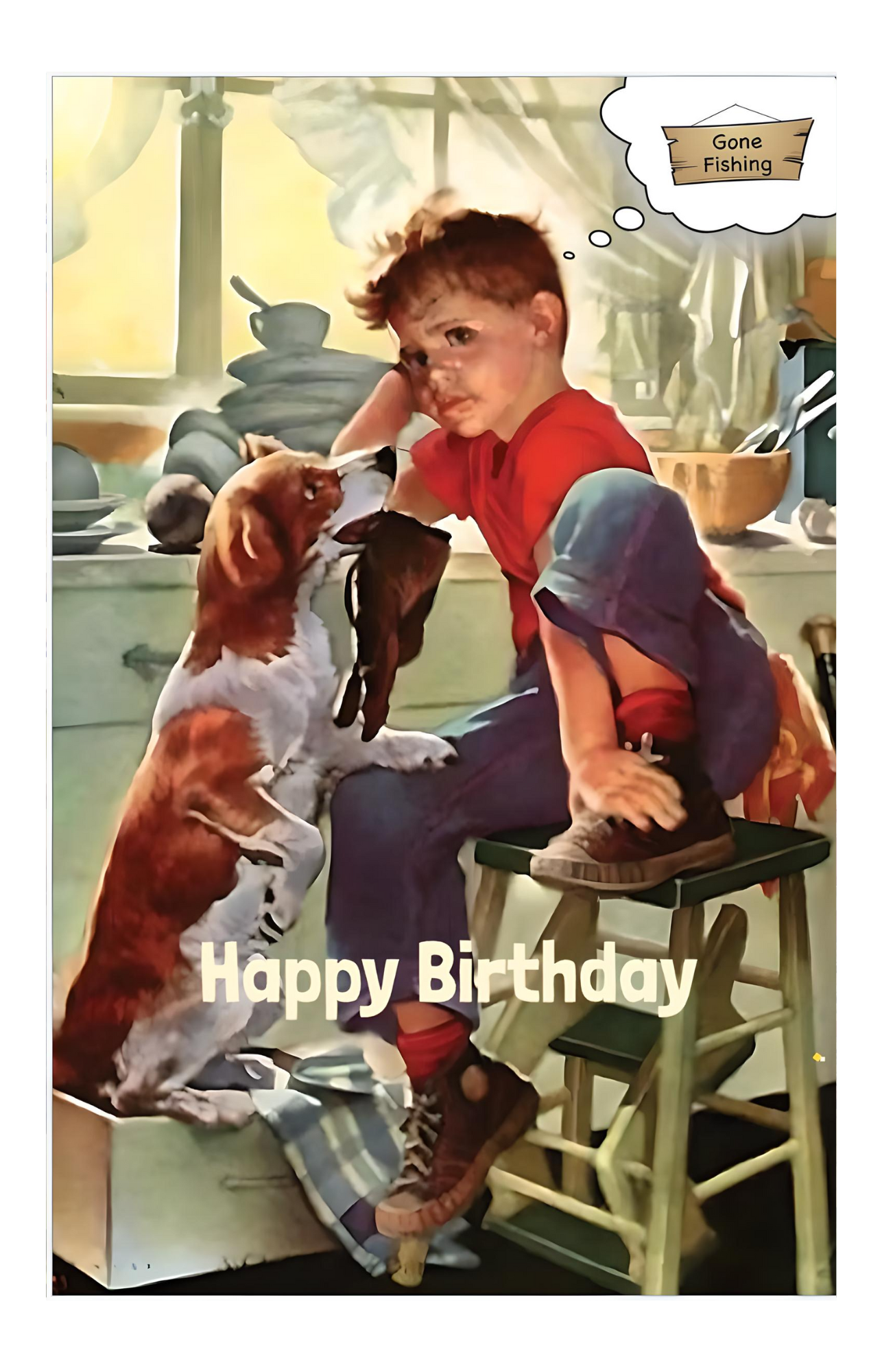 Boy - 7 - 12yrs - Children - Single Card - SQ1044118