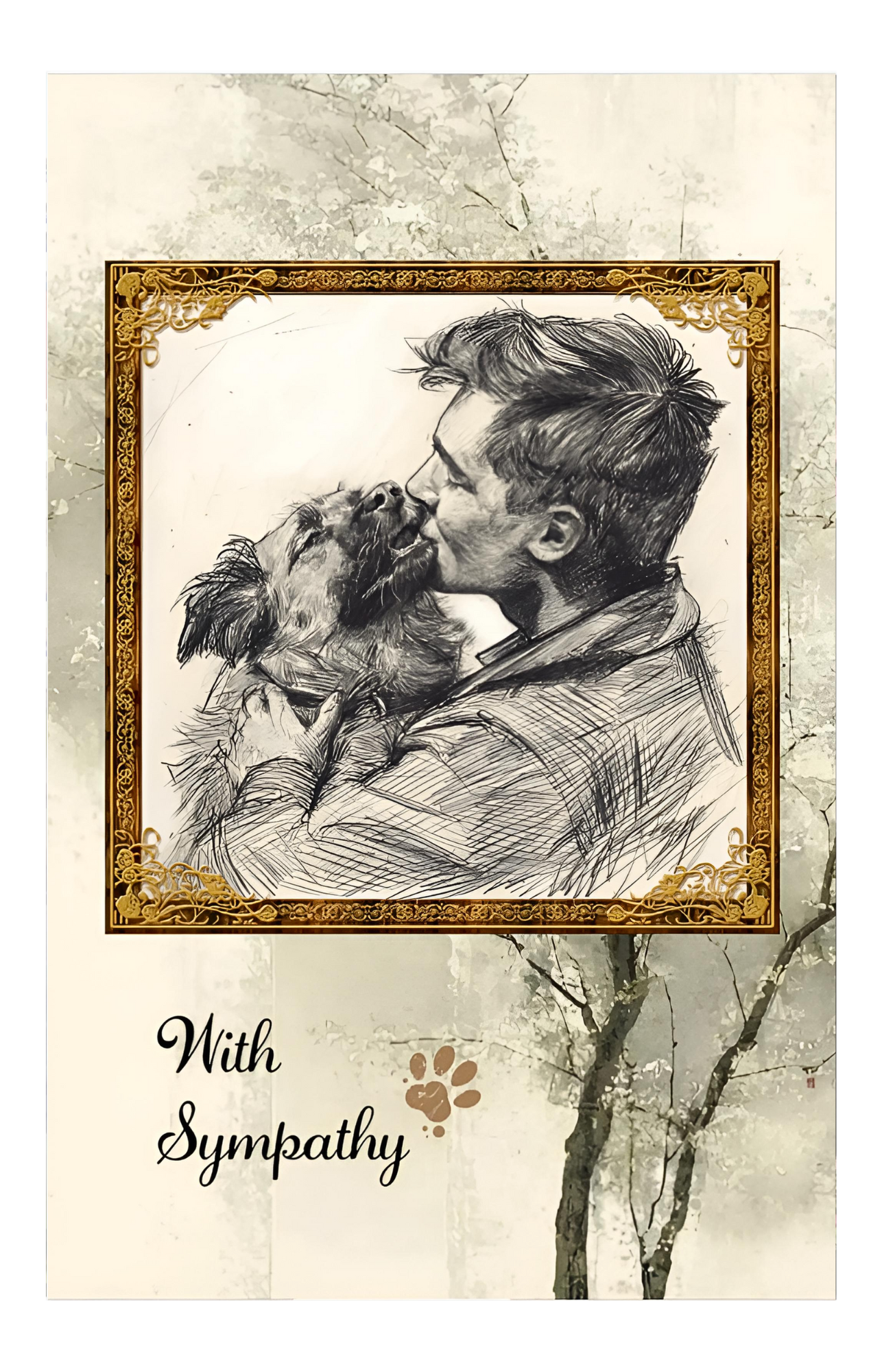 Dog - Sympathy/Condolences - Single Card - SQ0882054