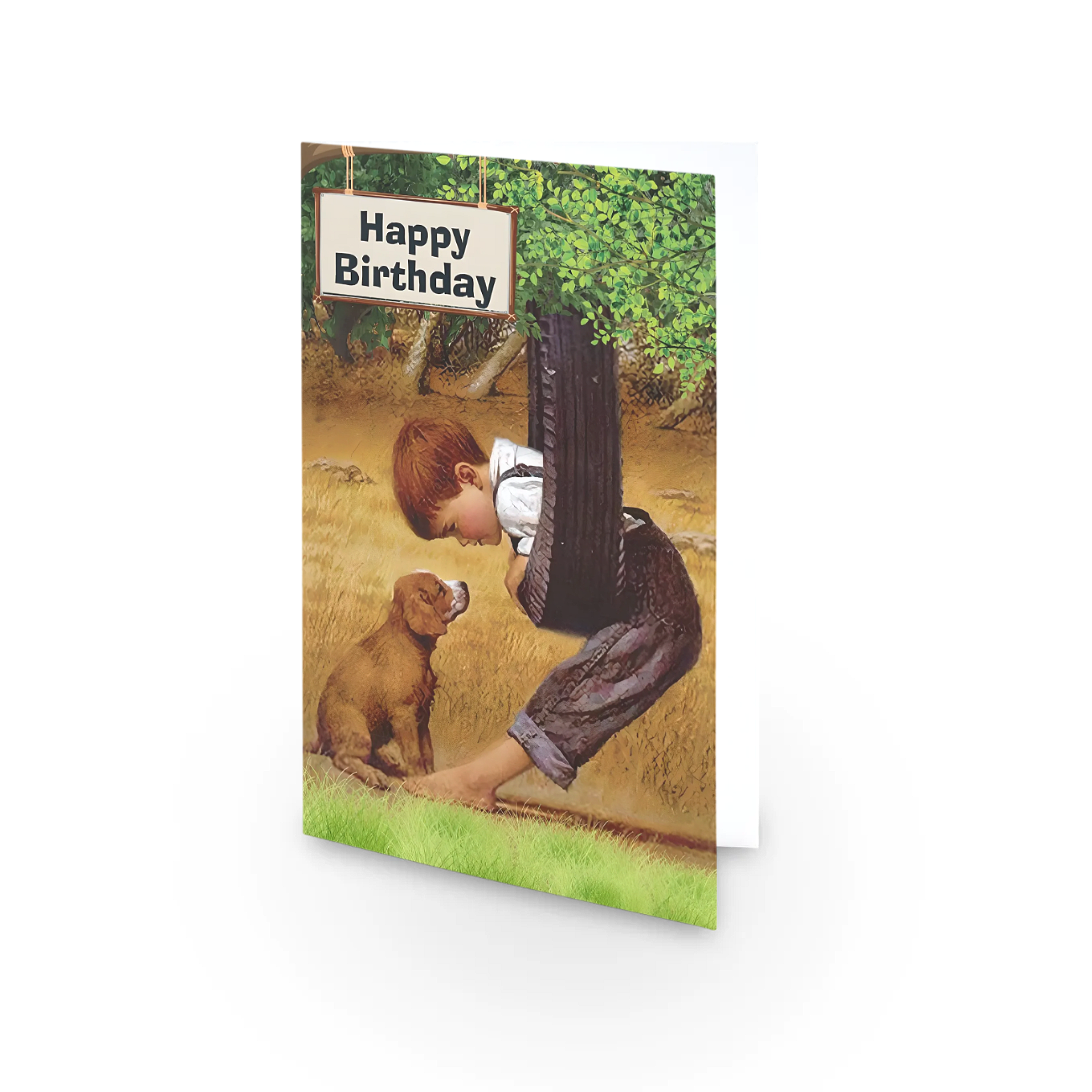 Boy - 4 - 6yrs - Kids Birthday - Single Card - SQ9049715