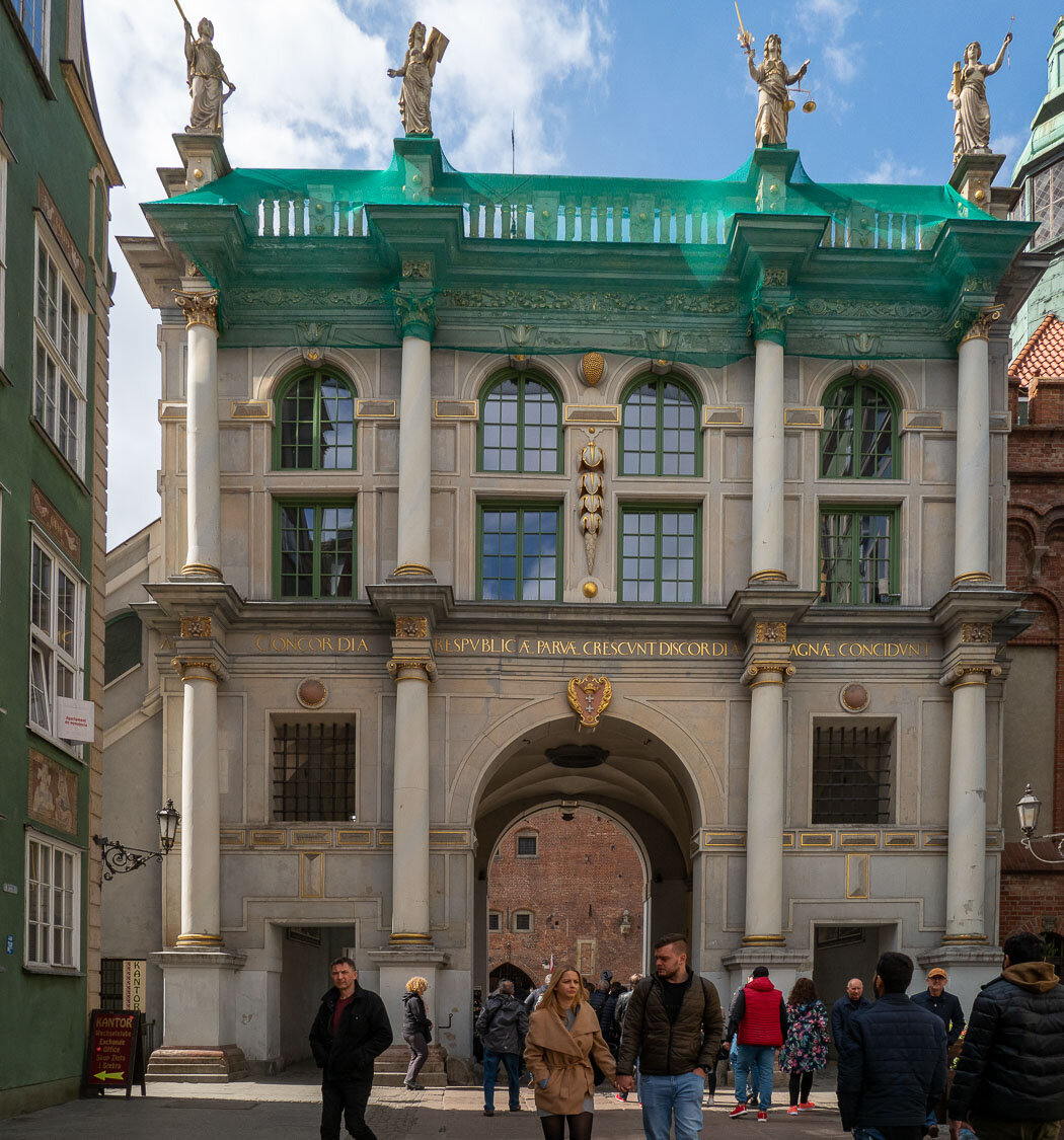 Gdansk old town, Golden Gate