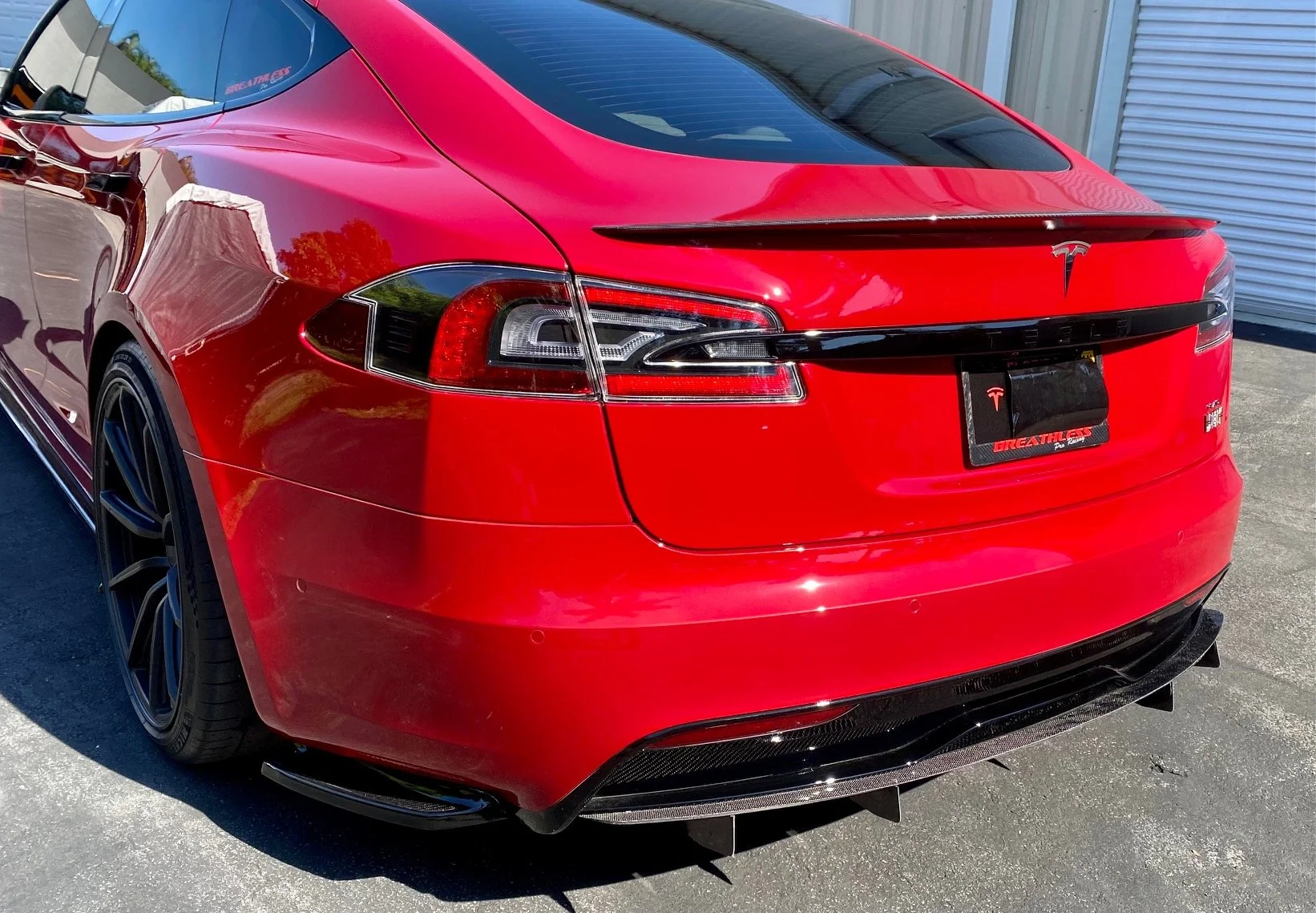 Tesla Model S Plaid and Long Range Carbon Fiber Rear Diffuser Extension — ReelDeal EV EV Car