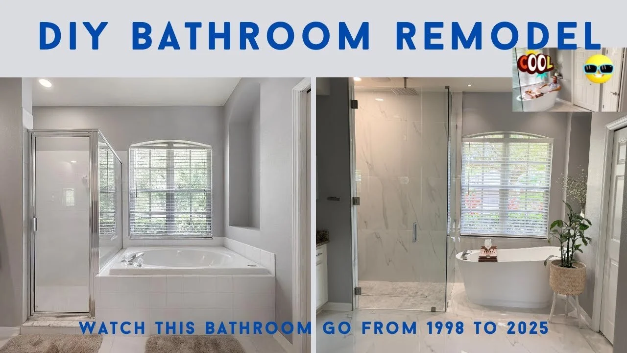 DIY Home Bathroom Remodel on a budget