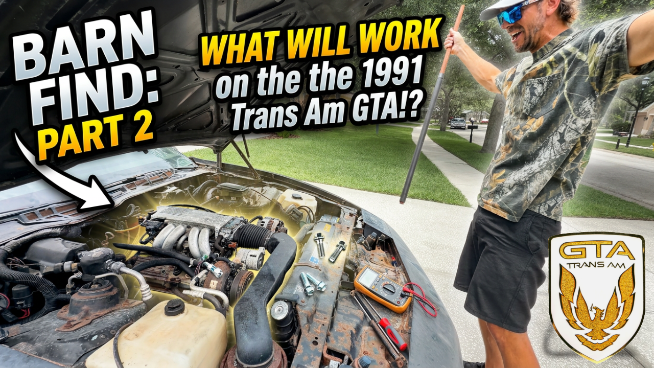 What will work on the barn find 1991 Trans Am GTA!? Part 2