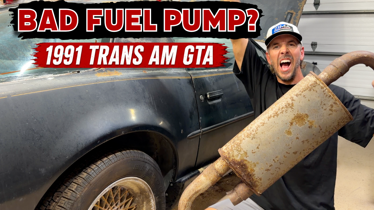 Barn Find 1991 Trans Am GTA Revival Part 4 Fuel Tank Out, Smog Pump Gone &amp; New Sending Unit Arrives