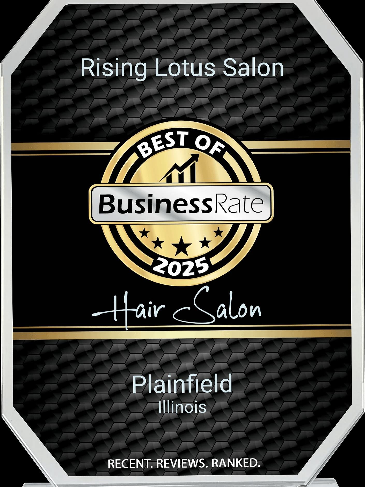 🌸✨ We&rsquo;re honored, AGAIN! ✨🌸

Rising Lotus Salon has officially been named Best Hair Salon in Plainfield for 2025 by BusinessRate &mdash; making this our second year in a row receiving this recognition! 🏆💇&zwj;♀️💜

This award is extra speci