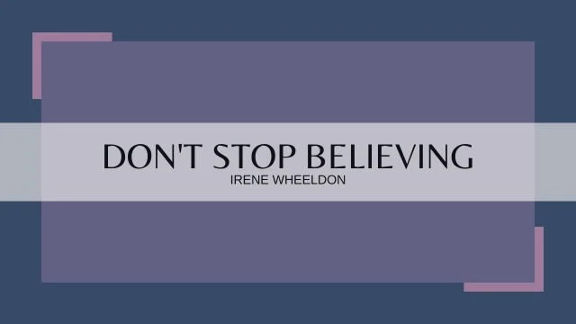 Don't Stop Believing
