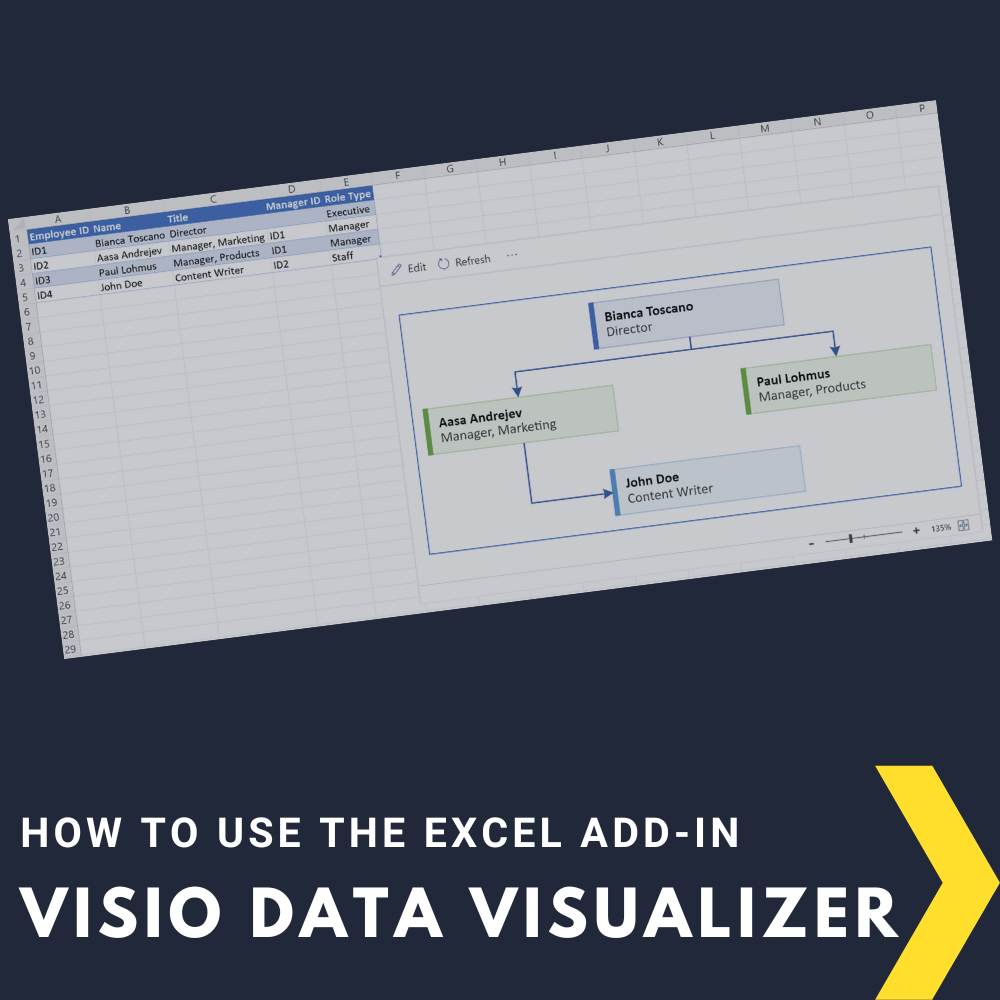 How to Use the Microsoft Excel Visio Data Visualizer Add-In