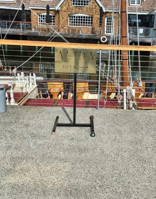 Alida Launceston illuminated sign