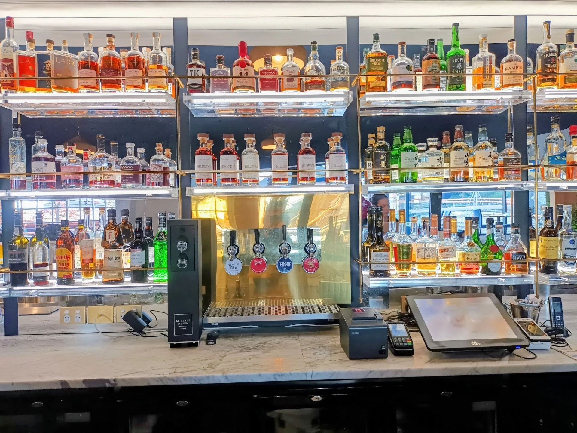 Small splashback at local bar