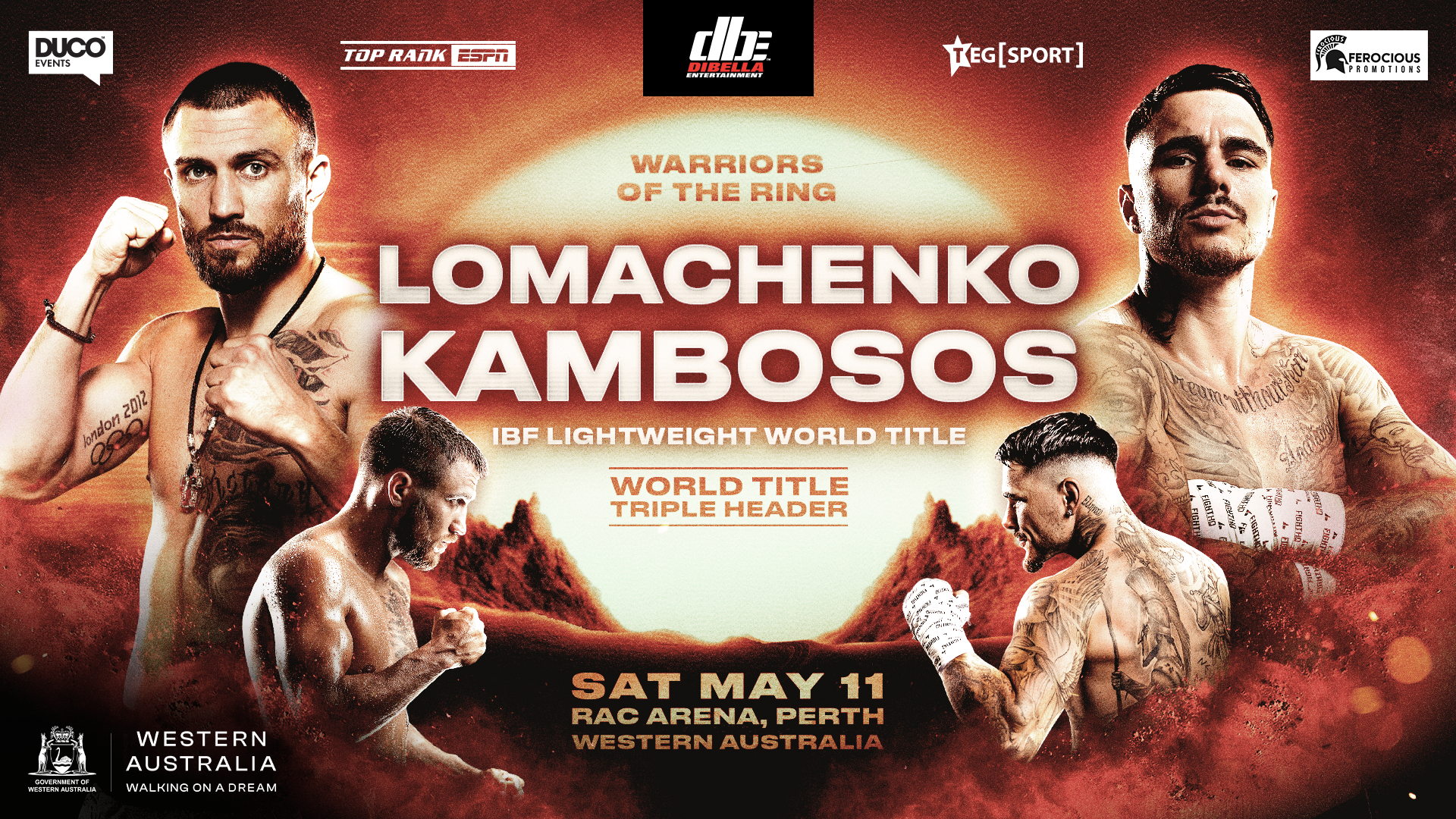 Kambosos Jr. v Lomachenko - TEG Sport