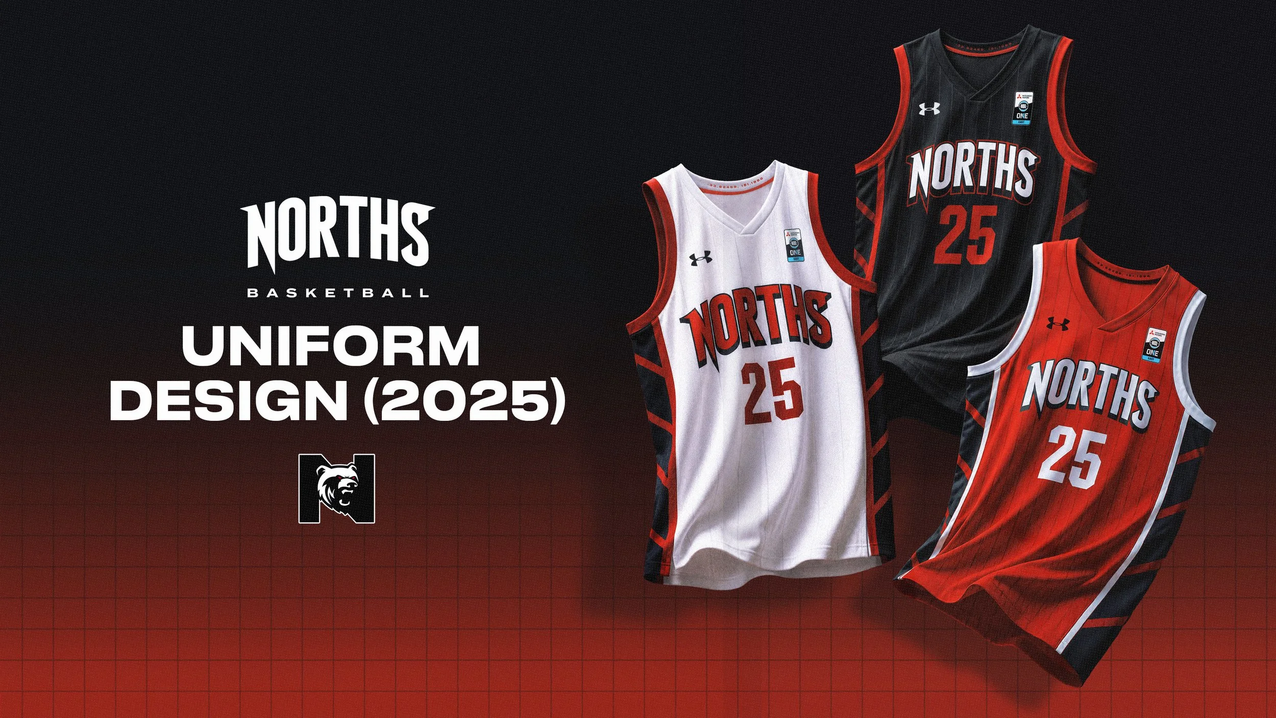 Norths Bears Basketball - 2025 Uniform Redesign