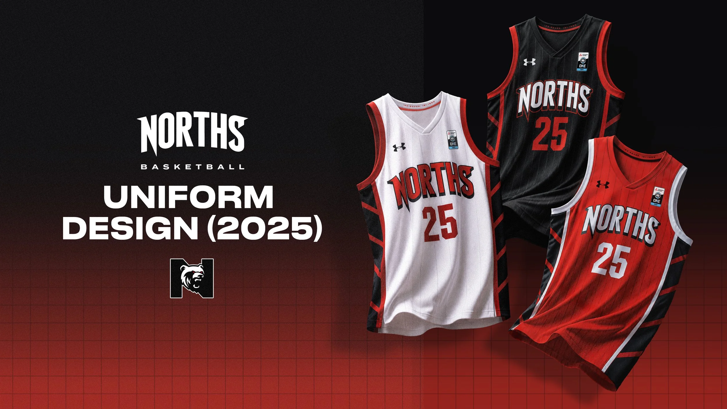 Norths Bears Basketball - 2025 Uniform Redesign