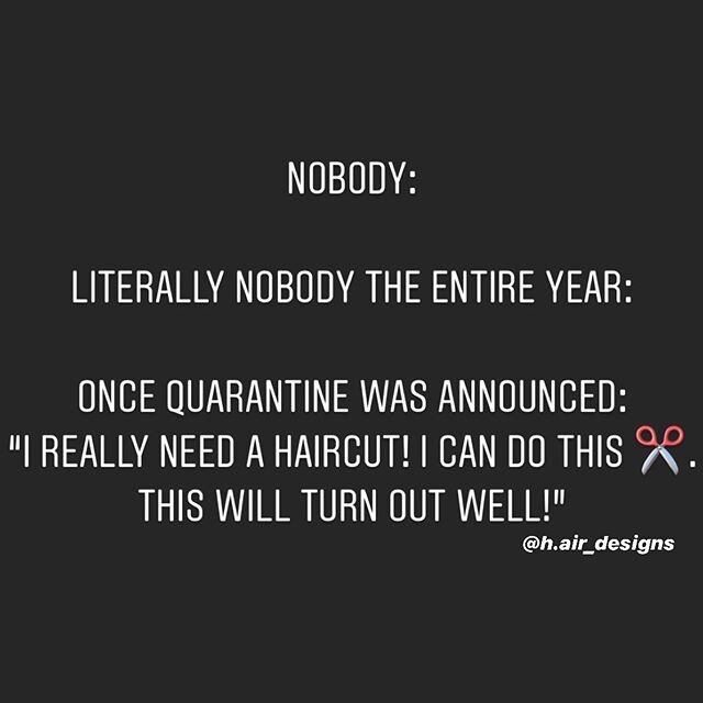 Hairstylists... how many messages have you gotten about people doing their own hair? 🤣🤦🏼&zwj;♀️