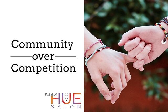 This little phrase was said to me today... Community over competition. ⬇️
Are you feeling the competition and not the community? I&rsquo;m speaking to you, beauty professional. Are you tired of the lack of camaraderie? Are you looking for like minded