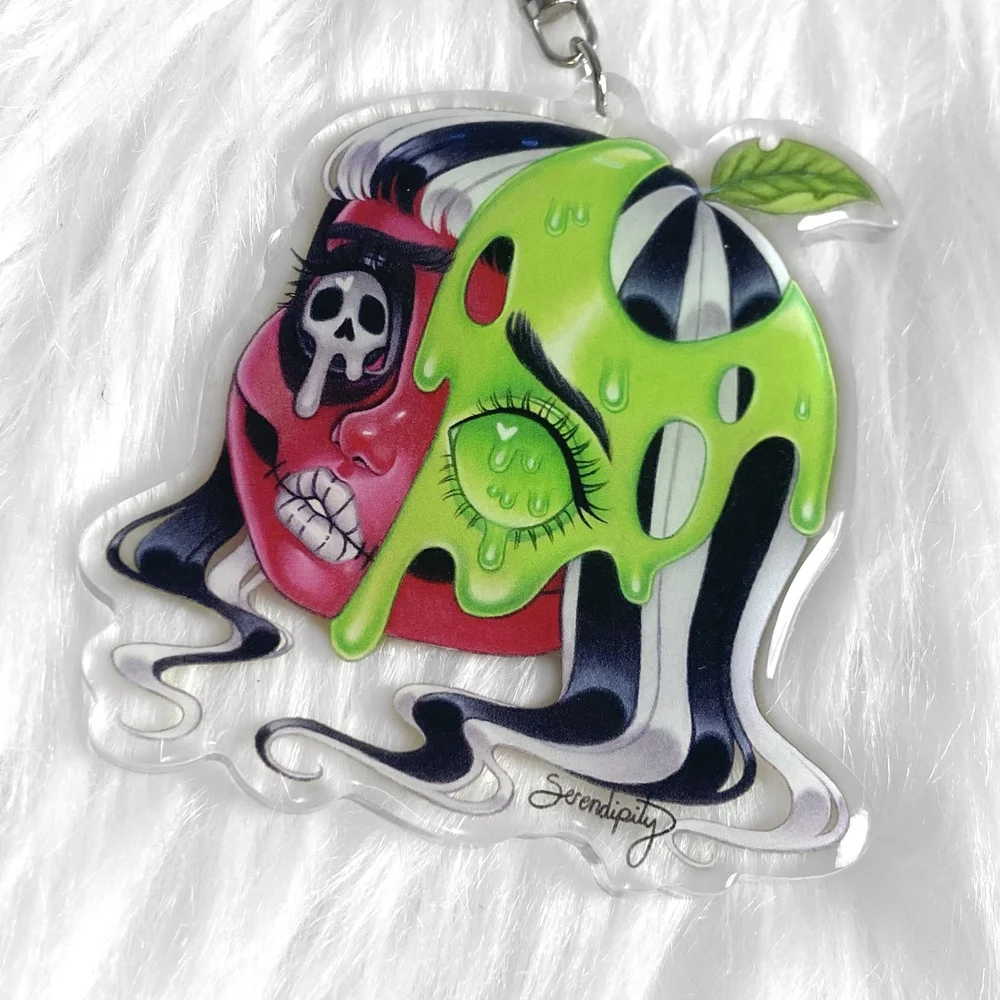 Poison Apple Keychain — Serendipity Artworks