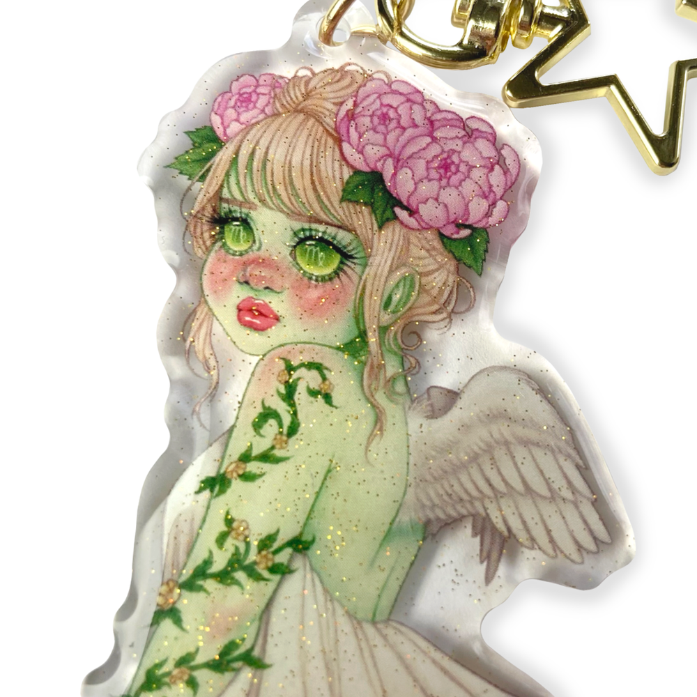 Virgo Zodiac keychain — Serendipity Artworks