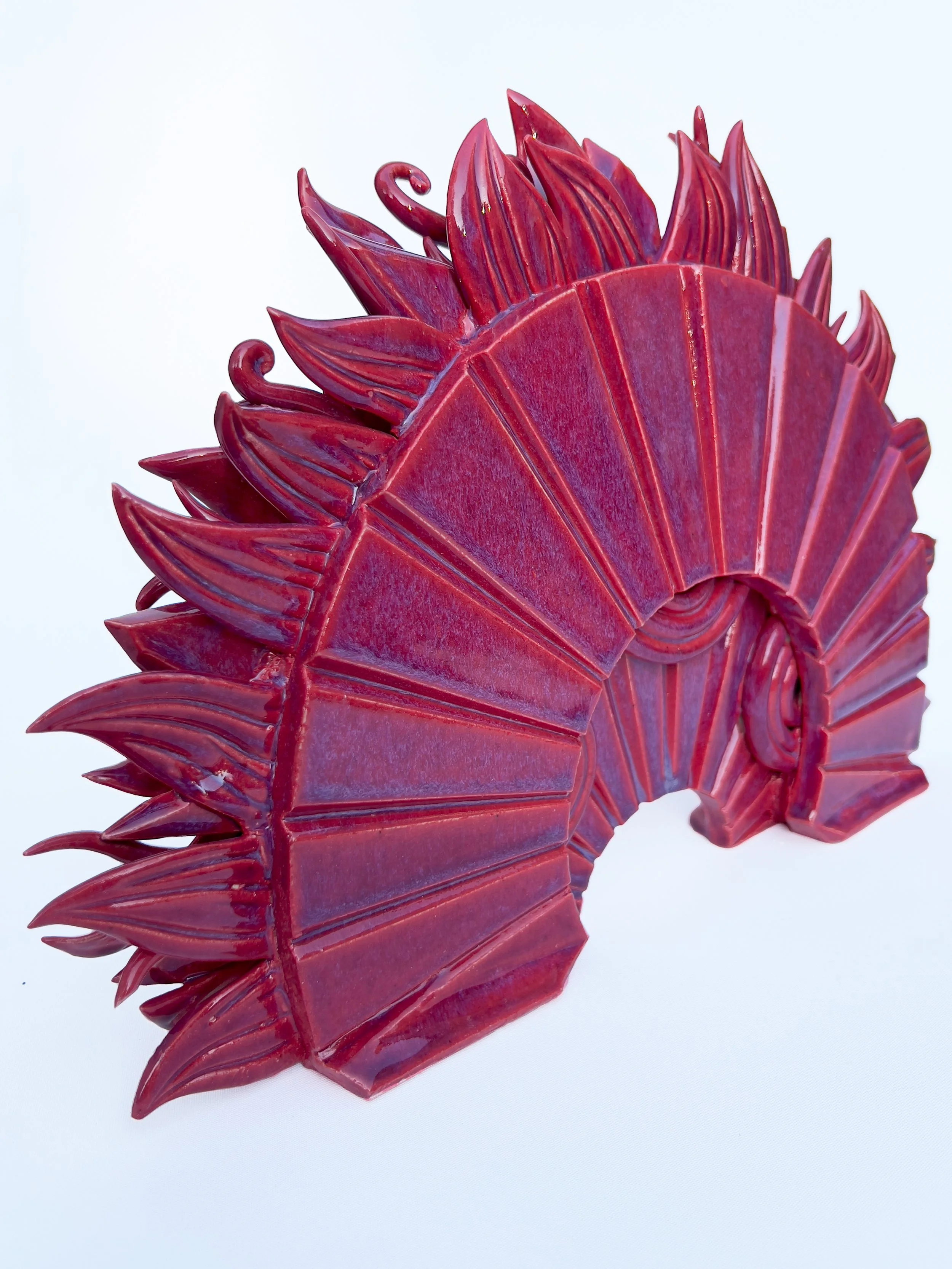 'Fan' large sculpture