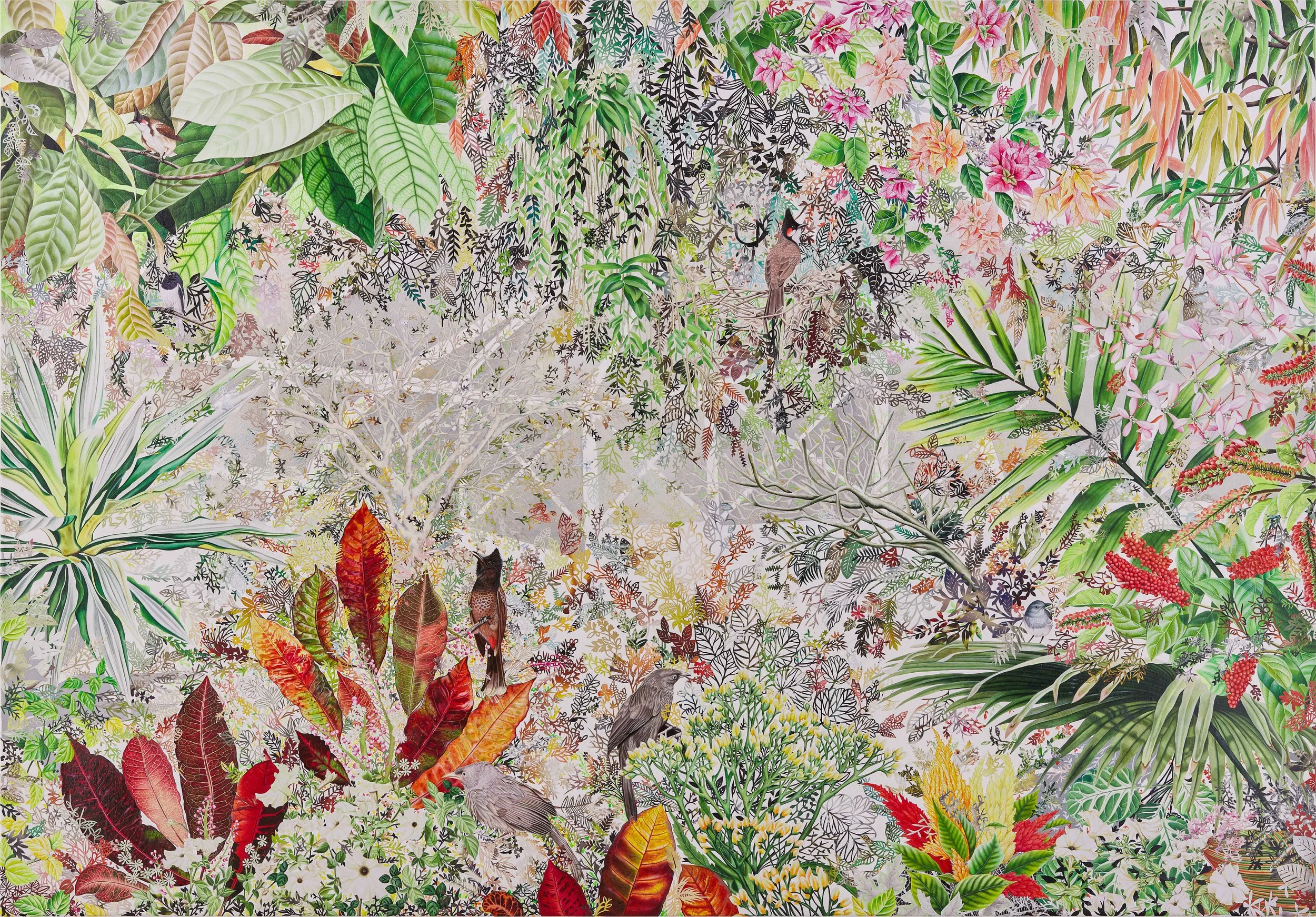 2022 Mind Terrarium I_Acrylic & paper on canvas_48 in x 72 in © Suhasini Kejriwal.jpg