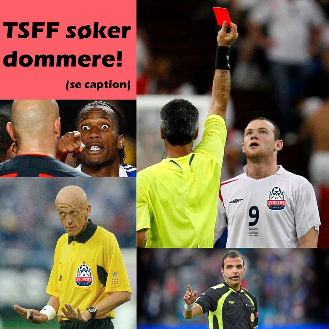 Ser du ditt st&oslash;rste idol p&aring; dette bildet, n&aring; har du muligheten til &aring; f&oslash;lge i deres fotspor! Vi i studentligaen trenger dommere for at ting skal g&aring; rundt og akkurat n&aring; trenger mange flere! Det stilles ingen 