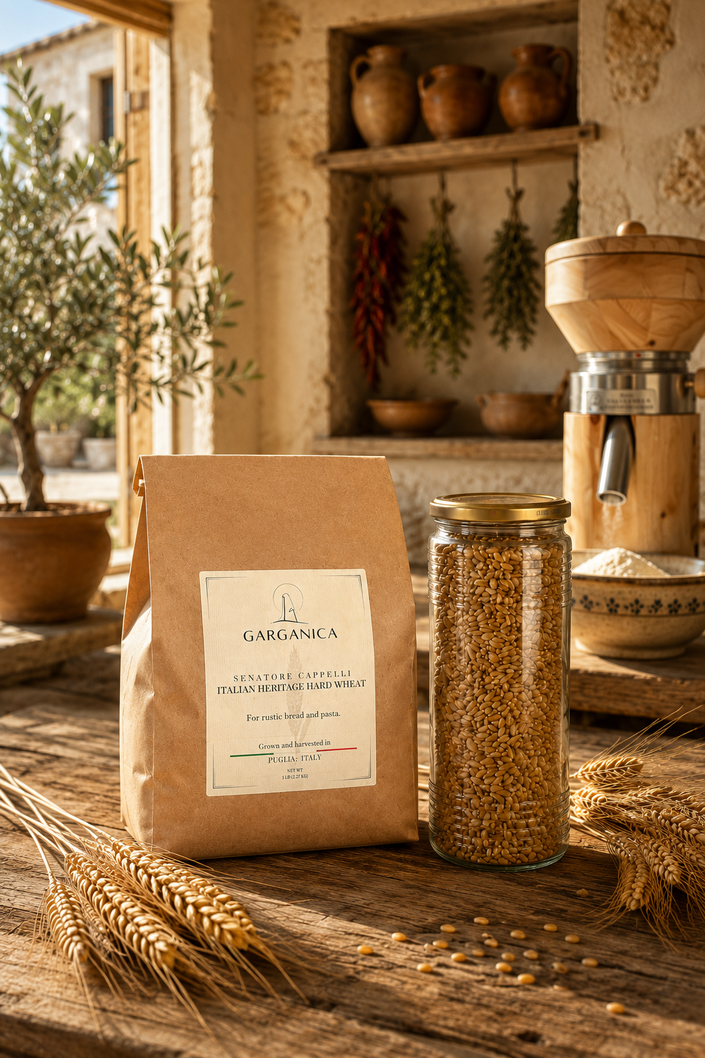 Wheat Berries - Hard Wheat Cappelli Grain (5 LB)