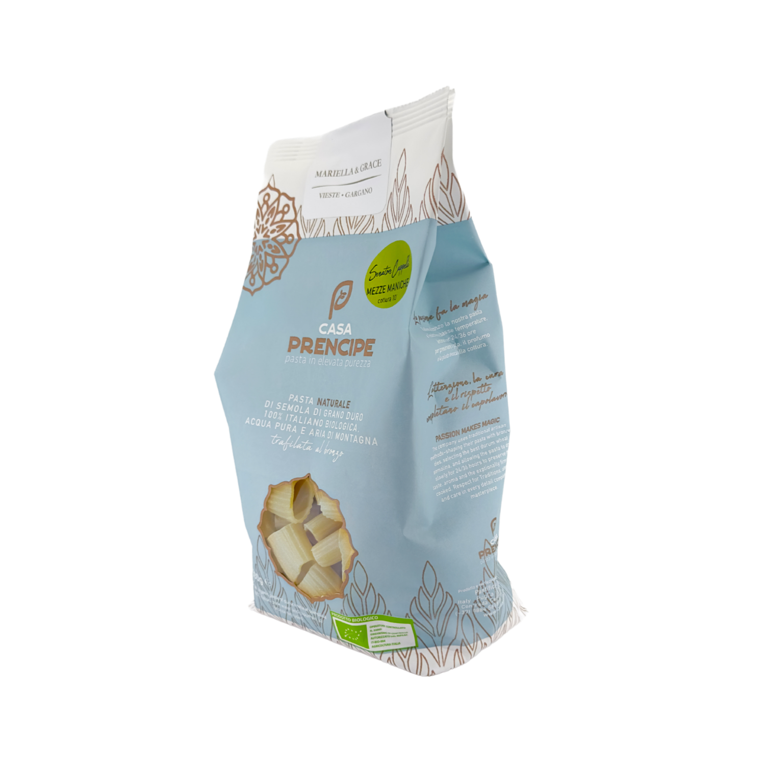 Mezze Maniche - Senatore Cappelli Dried Pasta