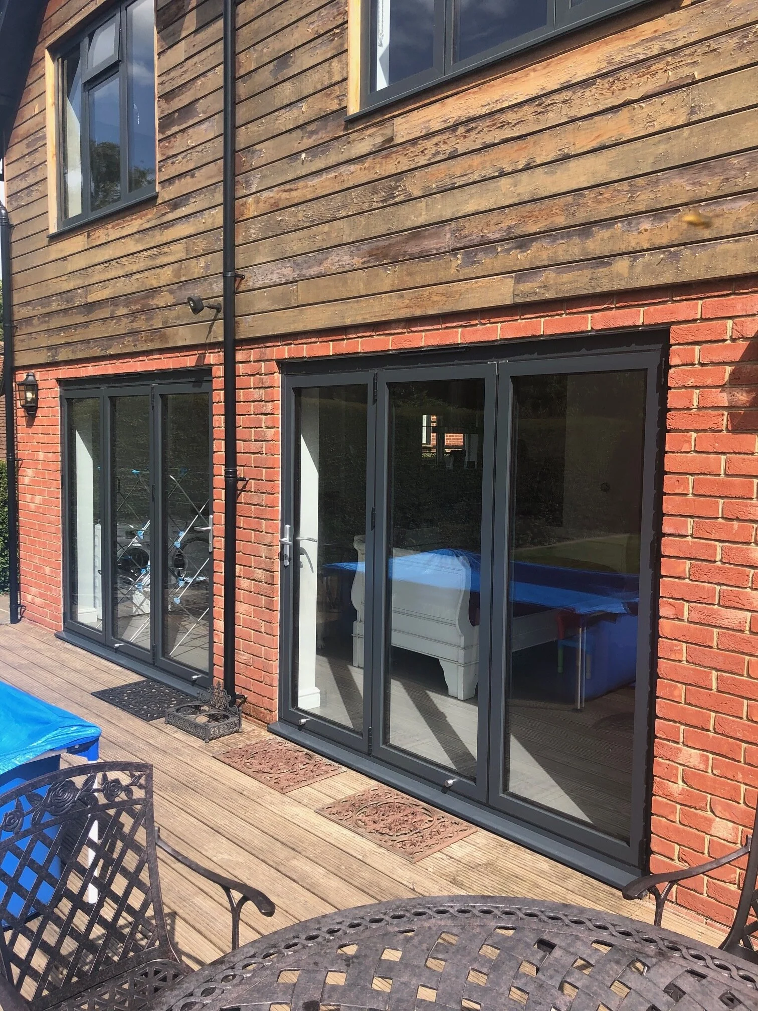 Bi Folding doors Spray Painting Kent London Tunbridge Wells