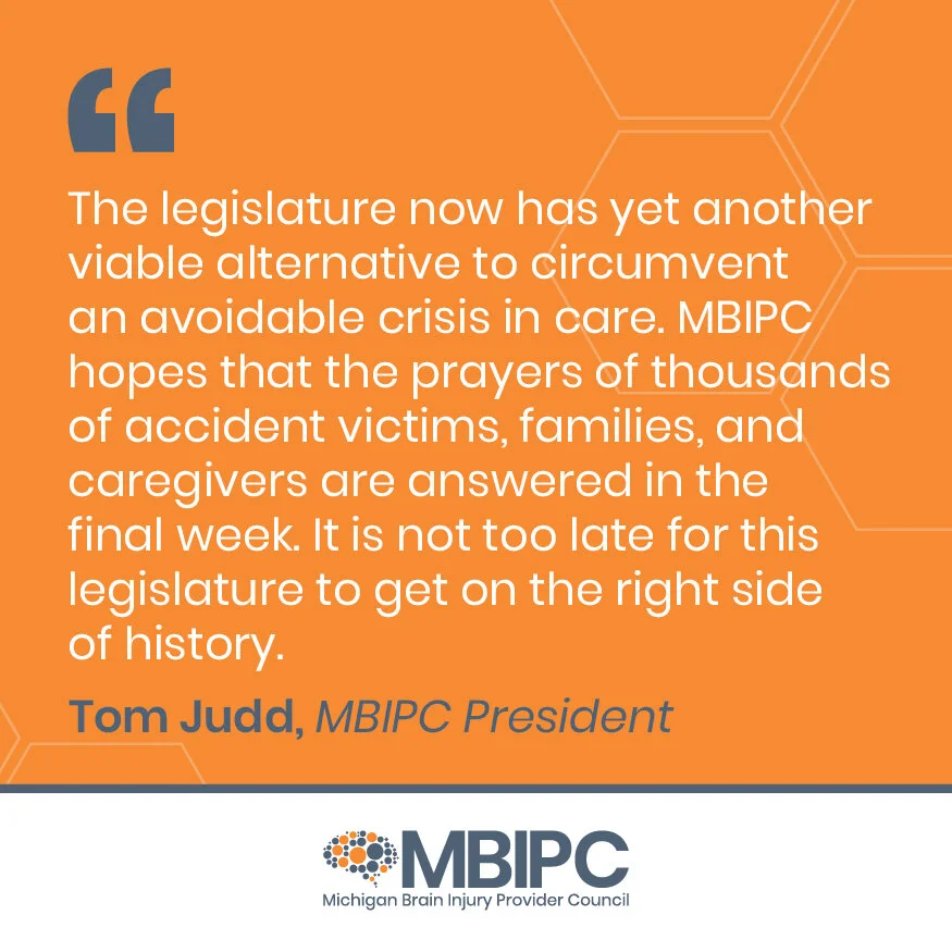 MBIPC Backs House Bill 5125 as a Critical Reprieve from Devastating Loss of Care for Accident Survivors Across the State